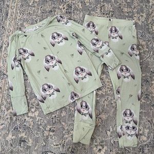 Posh peanut Easter bunny pajamas 2T